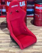 Recaro Pole Position stof velours kuipstoel schaalstoel rood, Ophalen of Verzenden