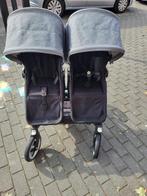 Bugaboo Donkey Duo Zwart/Grijs + Maxi Cosi Adapter, Ophalen, Verstelbare duwstang, Bugaboo, Zo goed als nieuw