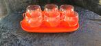 prachtig vintage theeglazen set, Huis en Inrichting, Keuken | Servies, Ophalen, Glas of Glazen, Overige stijlen, Glas