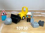 Duplo bulldozer shovel 10930 (compleet) 14, Ophalen of Verzenden, Zo goed als nieuw, Complete set, Duplo