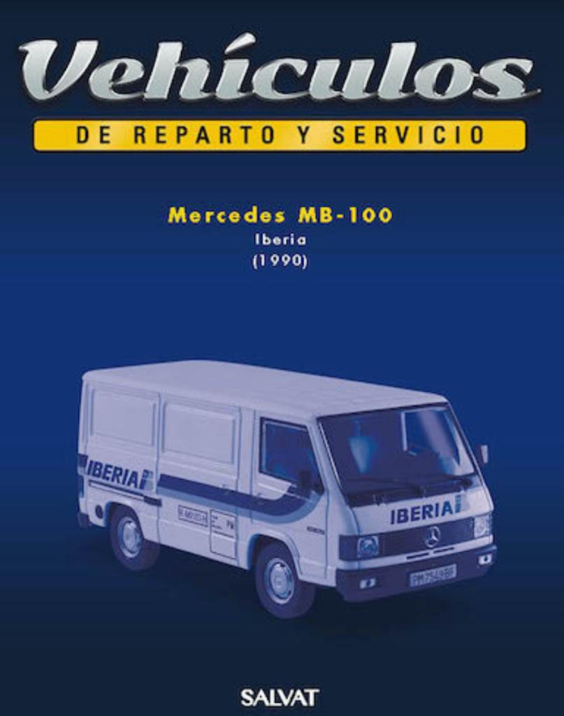 Mercedes MB-100 1990 IBERIA 1/43 reparto / servicio # 25, Verzenden, Nieuw, Auto, Overige merken