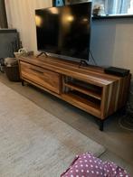 Tv meubel van mangohout in nette staat B150xD42xH44, Huis en Inrichting, Ophalen, 150 tot 200 cm, Zo goed als nieuw, Minder dan 100 cm