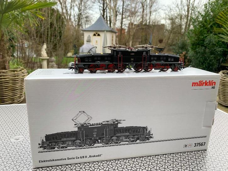 Marklin H0 37567 OVP Electrisch zwarte krokodil Ce 6/8II SBB, Hobby en Vrije tijd, Modeltreinen | H0, Nieuw, Locomotief, Wisselstroom