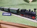 Marklin stoomlok 3090 + 3 mooie wagons Verzenden kan ook, Hobby en Vrije tijd, Modeltreinen | H0, Ophalen, Wisselstroom, Locomotief