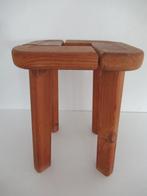 vintage houten kruk Finnsauna Lagerholm, Ophalen, Hout