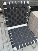 Tuinstoelen - Zwart Textileen, Tuin en Terras, Tuinstoelen, Ophalen of Verzenden, Nieuw, Metaal