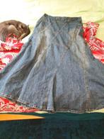 Hippie / Vintage patchwork spijkerrok mt 30 ( 38 / 40 ), Maat 38/40 (M), Blauw, 2 x Tremz, Ophalen of Verzenden