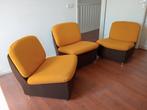 Leuke gezellige handzame vintage fauteuils, Ophalen, Gebruikt, 75 tot 100 cm, Stof