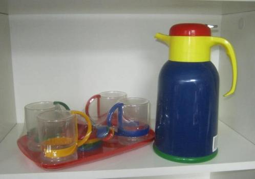thermoskan, mokken onderzetter lepels + dienblad, isoleerkan, Huis en Inrichting, Keuken | Servies, Nieuw, Overige typen, Overige stijlen
