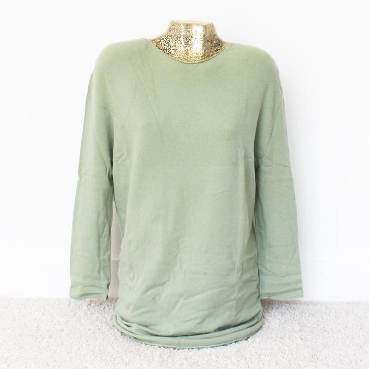 Mooi Tif-Tiffy.DK Jurkje (S/M) - 43 € 20,-, Kleding | Dames, Jurken, Zo goed als nieuw, Maat 38/40 (M), Groen, Boven de knie, Ophalen of Verzenden