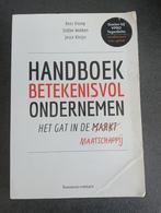 Jesse Kleijer - Handboek betekenisvol ondernemen, Jesse Kleijer; Stefan Wobben; Kees Klomp, Sociale wetenschap, Ophalen of Verzenden