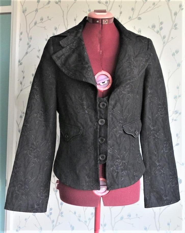 SUMMUM Zwart Wol Linnen Blazer/ Zomerjasje maat 38 (Nieuw), Kleding | Dames, Jasjes, Kostuums en Pakken, Nieuw, Jasje, Maat 38/40 (M)