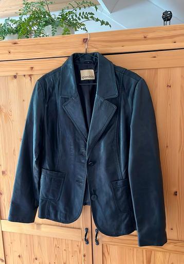 Vintage leren jasje maat M/kleine L splendidio colbert jasje beschikbaar voor biedingen