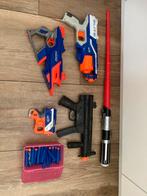 Nerf pistolen, zwaard etc., Ophalen of Verzenden, Gebruikt