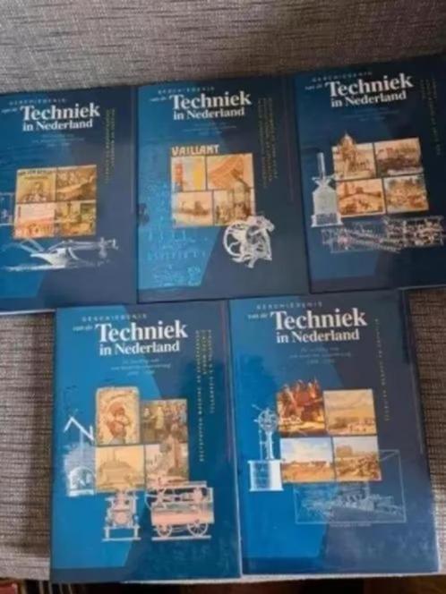 Geschiedenis van de techniek in Nederland - deel 1 t/m 5, Boeken, Techniek, Ophalen of Verzenden
