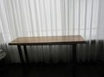 sidetable boomstamblad massief, Huis en Inrichting, Tafels | Sidetables, Ophalen, 100 tot 150 cm, Eikenhout, Zo goed als nieuw