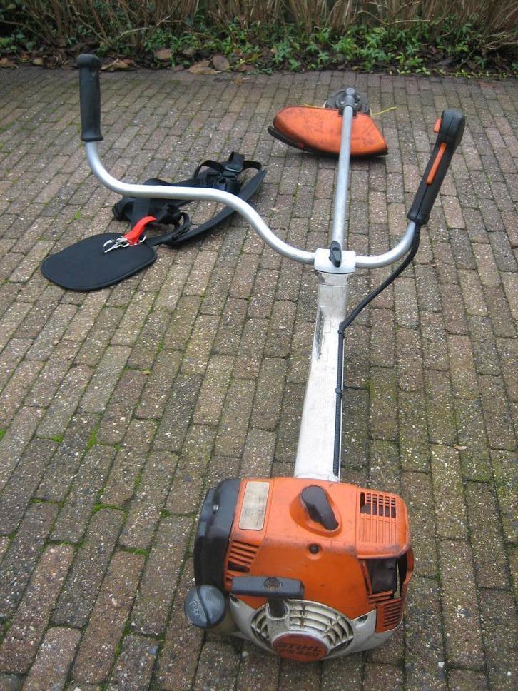 Stihl FS450 Bosmaaier Maaikop + Nieuw Harnas Benzine, Tuin en Terras, Bosmaaiers, Gebruikt, Benzine, 50 cm of meer, Ophalen