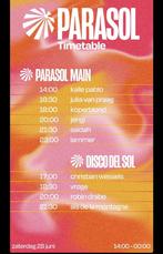 PARASOL TICKET 28 juni 2025 - Nijmegen, Tickets en Kaartjes, Evenementen en Festivals