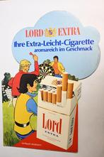 grote reclame display kartonnen bord lord darten strip comic, Verzamelen, Ophalen of Verzenden, Gebruikt, Reclamebord