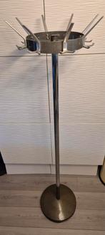 Mooie vintage staande chromen kapstok van Oostwoud, Ophalen, Gebruikt, Metaal, Staande kapstok