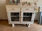 Leuk vitrinekastje - 40x90x80 cm, Huis en Inrichting, Kasten | Buffetkasten, Ophalen, Gebruikt, 50 tot 100 cm, Glas