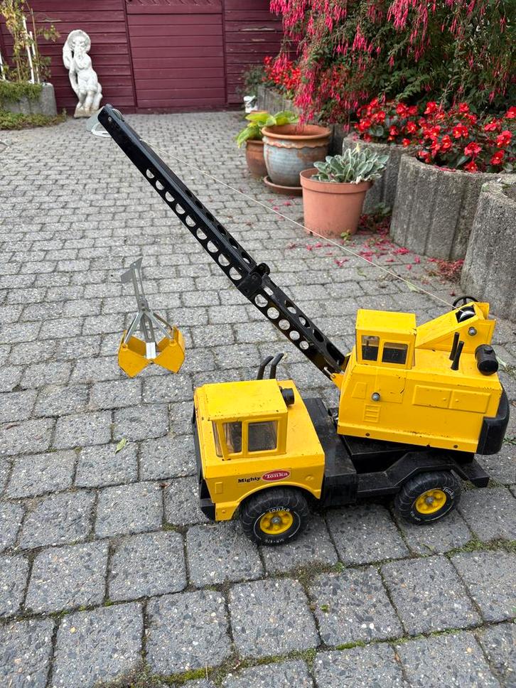 Vintage Tonka Graafmachine/Auto - Circa 1984, Kinderen en Baby's, Speelgoed | Overig, Gebruikt, Jongen of Meisje, Ophalen of Verzenden