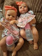 Tweeling poppen met certificaat, Kinderen en Baby's, Speelgoed | Poppen, Ophalen of Verzenden, Nieuw, Babypop