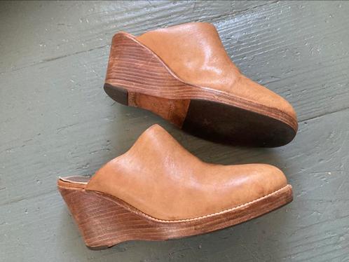 Shabbies leren mulltjes maat 39, Kleding | Dames, Schoenen, Gedragen, Sandalen of Muiltjes, Bruin, Ophalen of Verzenden