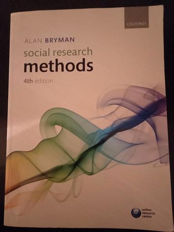 Social Research Methods - Bryman beschikbaar voor biedingen