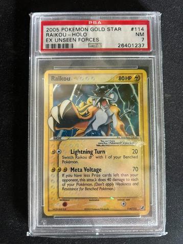 Raikou gold star psa 7 beschikbaar voor biedingen