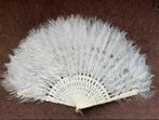 Antieke waaier struisveren ca. 1900, Antiek en Kunst, Antiek | Kleding en Accessoires, Ophalen of Verzenden