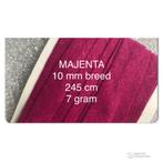 BIASBAND - 10 mm breed x 5 diverse kleuren/ lengte, Hobby en Vrije tijd, Ophalen of Verzenden, Zo goed als nieuw, Lint, Band of Elastiek