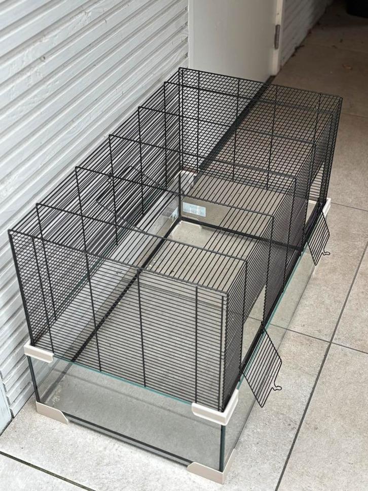 Ferplast Knaagdierenkooi  - 78.5x45.5x52.5 cm, Dieren en Toebehoren, Knaagdieren en Konijnen | Hokken en Kooien, Gebruikt, Kooi