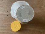 25 x 1 oz zilver .999, maple leaf 2025, 1 tube, Ophalen of Verzenden, Zilver
