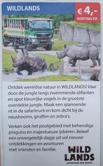 Wildlands: €4 korting p.p. voor max 5 personen, ook online, Drie personen of meer, Kortingskaart