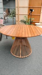 Prachtige nieuwe tuintafel Callisto, teak! 120cm., Ophalen, Zo goed als nieuw, Rond