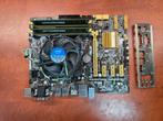 Asus H87M-E Met i7-4770 Quad Core en 16GB, Gebruikt, DDR3, Ophalen of Verzenden, Micro-ATX