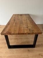 Eetkamertafel Trevor - 200x100 cm - mango hout, Huis en Inrichting, Tafels | Eettafels, Ophalen, Gebruikt, 50 tot 100 cm, Vijf personen of meer
