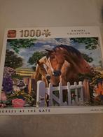 Legpuzzel King - Horses at the Gate - 1000 stukjes, Ophalen of Verzenden, 500 t/m 1500 stukjes, Zo goed als nieuw, Legpuzzel