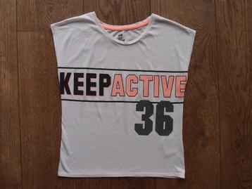 Leuk H&M meisjes sport shirt maat 134 / 140 beschikbaar voor biedingen