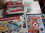 4 keer kinder monopoly in verschillende themas., Hobby en Vrije tijd, Gezelschapsspellen | Bordspellen, Ophalen of Verzenden, Zo goed als nieuw