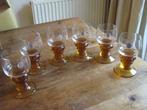 6 Roëmer wijnglazen mond geblazen met noppen, Antiek en Kunst, Antiek | Glas en Kristal, Verzenden