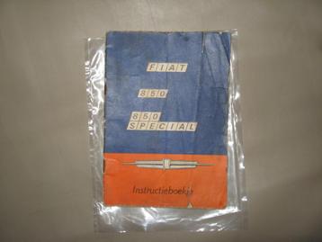 instuctie boekje FIAT 850- 850- SPECIAL 1970 gede staat  zel beschikbaar voor biedingen
