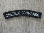 Schoudertitel 2 Medical Commando, Verzamelen, Militaria | Tweede Wereldoorlog, Embleem of Badge, Ophalen of Verzenden, Engeland