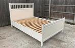 Tweepersoons bed Hemnes Ikea met lattenbodem, Ophalen of Verzenden, Zo goed als nieuw
