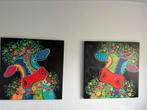Koeien schilderij, Antiek en Kunst, Ophalen of Verzenden