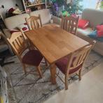 eiken eettafel, Huis en Inrichting, Tafels | Eettafels, Ophalen, Klassiek, ambachtelijk, 100 tot 150 cm, Eikenhout