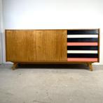 U460 sideboard met gekleurde lades, Jiří Jiroutek, 150 tot 200 cm, Ophalen of Verzenden, Zo goed als nieuw, 25 tot 50 cm