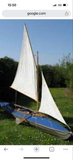 Zeilboot met zeilen, Watersport en Boten, Minder dan 3 meter, Gebruikt, Ophalen of Verzenden, Minder dan 15 m²