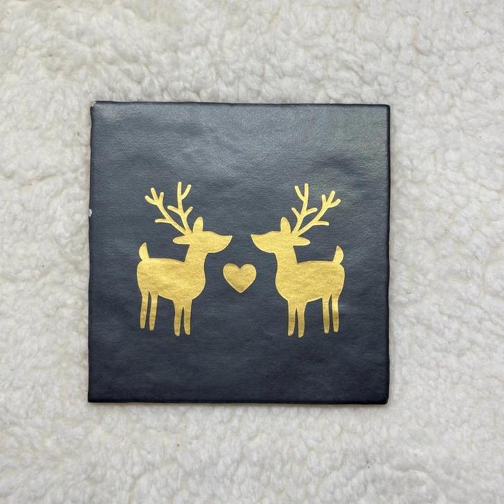 Tegeltje met rendiertjes, Diversen, Kerst, Nieuw, Ophalen of Verzenden